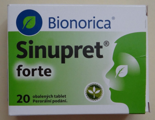 10. Registrovaný přípravek Sinupret® tbl.