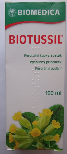 21. Registrovaný přípravek Biotussil® roztok